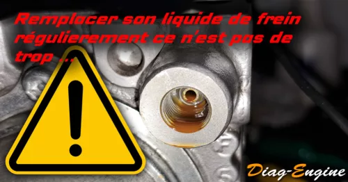 Liquide de frein détérioé ?