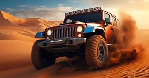 Mon Jeep Wrangler freine sur 3 roues