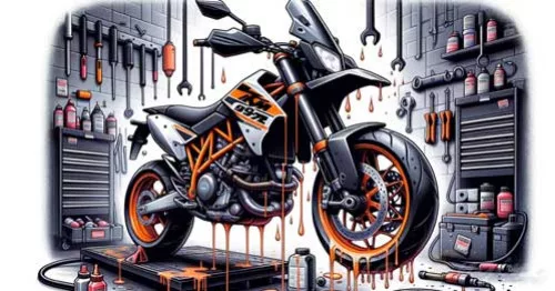 Fuite de liquide de frein KTM 990 ?