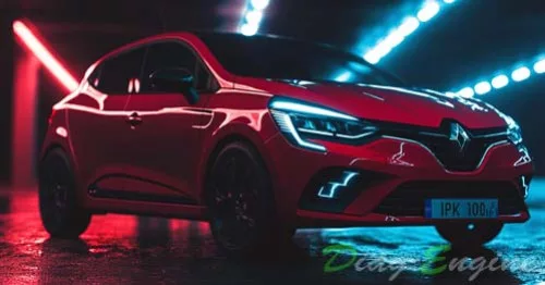 Alexia avec sa Renault Clio 3 voyant ABS allumé