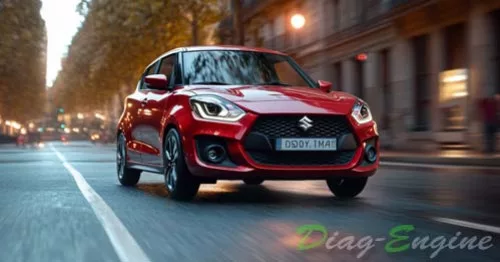 Clarisse avec sa Suzuki Swift qui a une fuite sur son ABS
