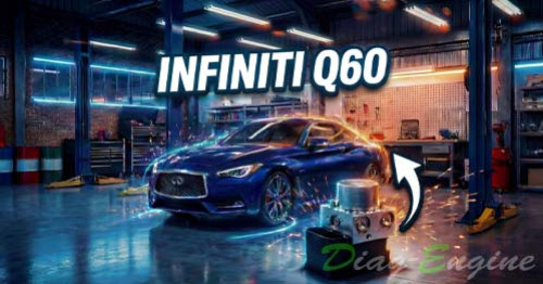 Réparation ABS infiniti Q60 Voyant ABS allumé + défaut de pression de freinage 