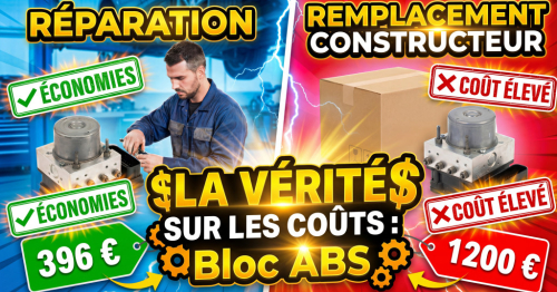 Réparation de bloc ABS vs remplacement constructeur : la vérité sur les coûts