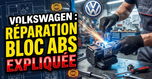 Volkswagen : réparation bloc ABS expliquée
