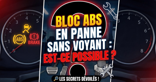 Bloc ABS en panne sans voyant : est-ce possible ?