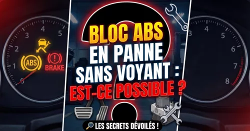 Bloc ABS en panne sans voyant : est-ce possible ?
