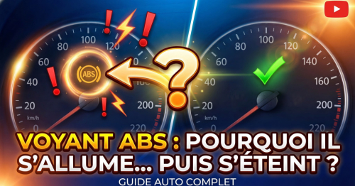Pourquoi un voyant ABS peut s’allumer puis disparaître