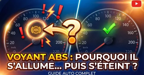 Pourquoi un voyant ABS peut s’allumer puis disparaître