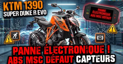 KTM 1390 Super Duke R evo Défaut électronique / capteurs liés au système ABS MSC