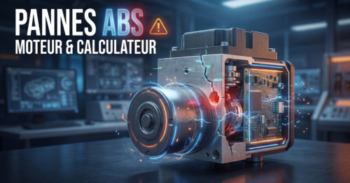 Pannes internes du bloc ABS : moteur de pompe et calculateur