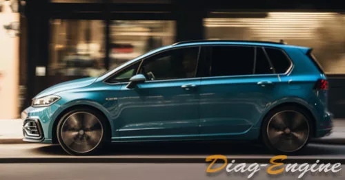 Roues avant gauche et arrière droite restent bloquées Golf Sportsvan