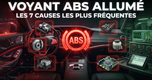 Voyant ABS allumé : les 7 causes les plus fréquentes
