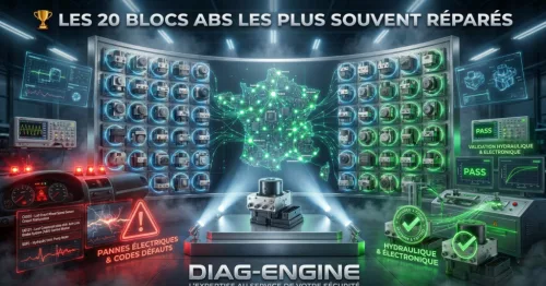 Les 20 blocs ABS les plus souvent réparés chez Diag-Engine