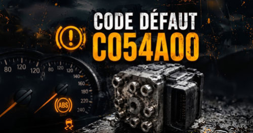 Code défaut C054A00 Audi : capteur de dépression du servofrein — que faire ?