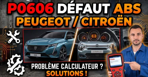 P0606 et voyant ABS sur Peugeot / Citroën : la vraie cause